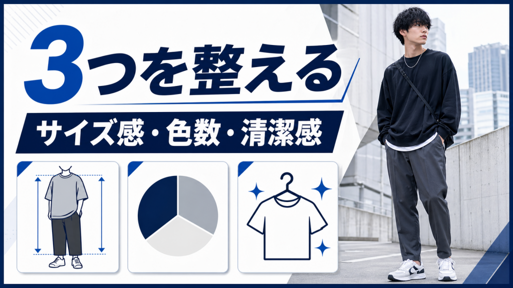 大人が着るストリートの考え方 （3つを整える）