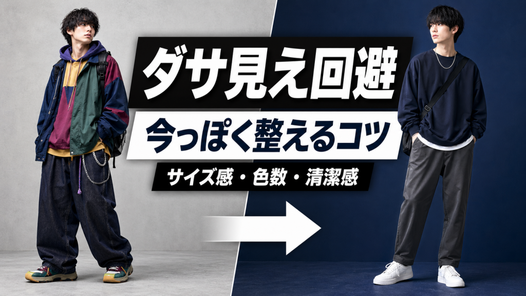 今っぽく見せるコツ